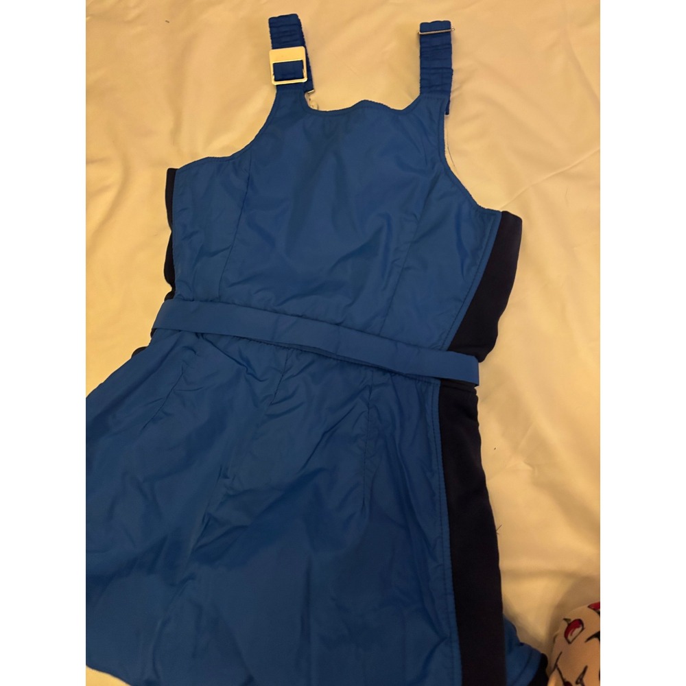 Womens Small Vintage Sportcaster Snow Bib Overalls Blue - Picture 4 of 6